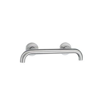 Smedbo FS803 12 in. Curved Grab Bar in Brushed Stainless Steel from the Living Collection